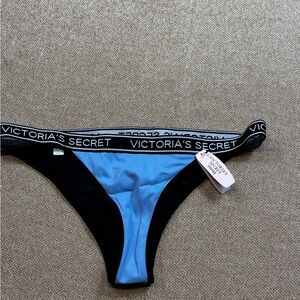 Victoria's Secret Blue Swim Bottoms Cheeky  Back Size XS (1 piece)